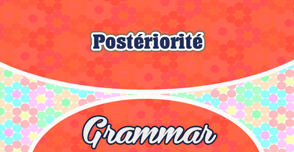 Postériorité