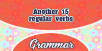 Another 15 regular verbs