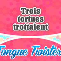 Trois tortues trottaient