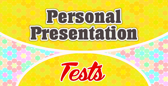 Personal Presentation test 1