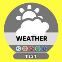 The weather French Test