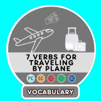 7 verbes pour voyager en avion