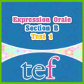 TEF Expression Orale Section B – test 1
