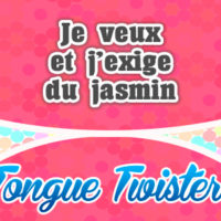 Je veux et j’exige du jasmin