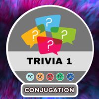 7 questions de conjugaison – TRIVIA Partie 1