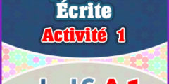 DELF A1 Compréhension écrite Exercice 1