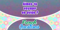 Aimes-tu voyager en avion?