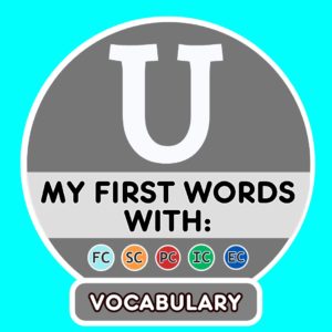 My First French Words with U