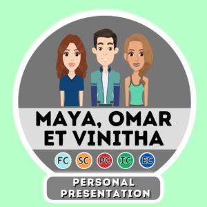 Maya Omar and Vinhita personal presentations