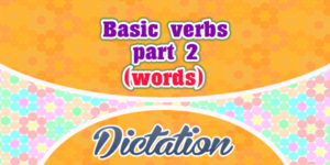 Basic verbs (words)