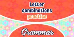 French letter combinations practice