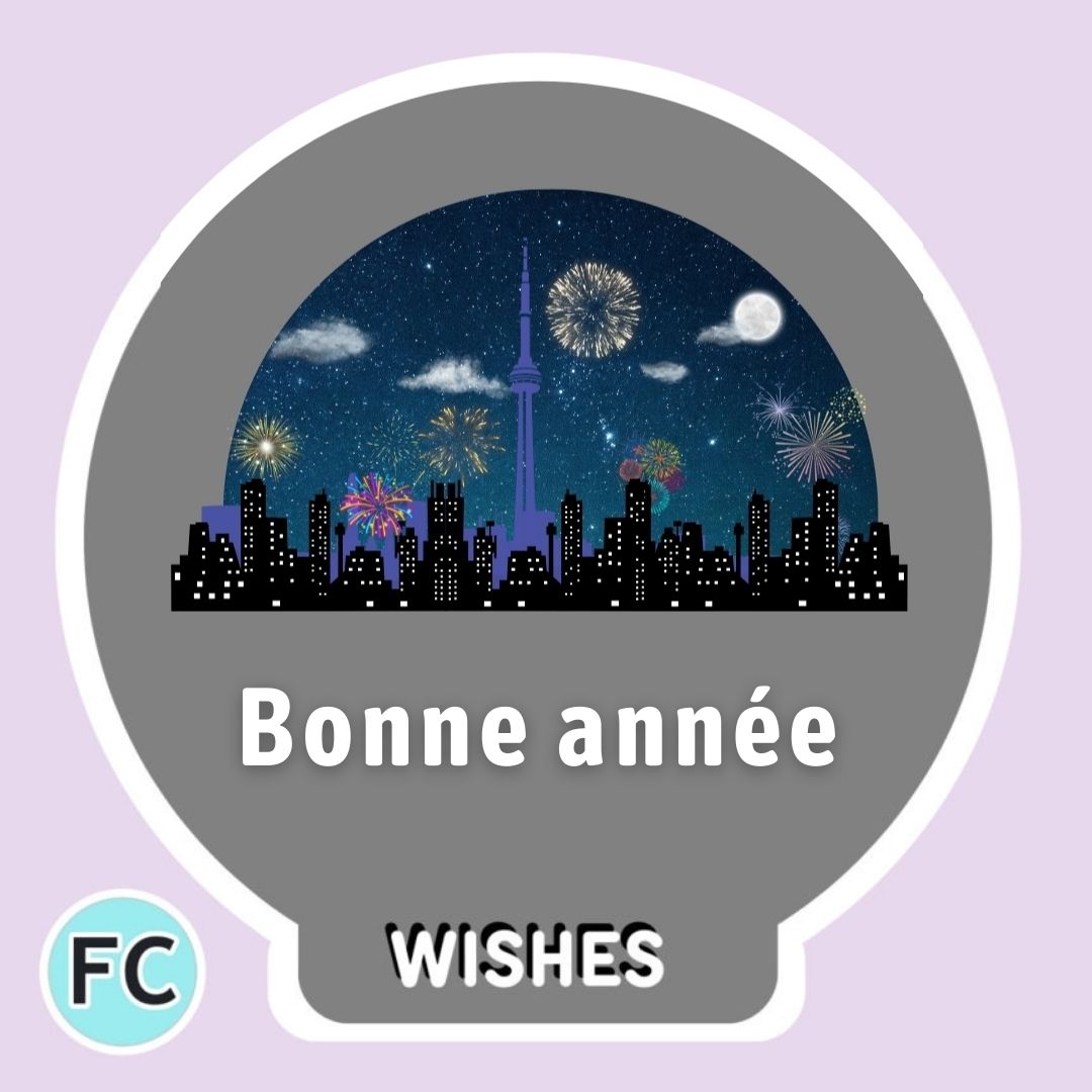 Bonne année - Wishes