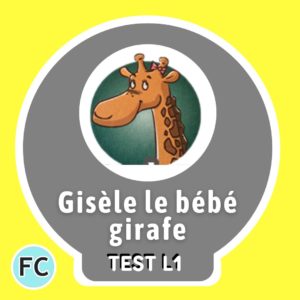 Gisèle le bébé girafe-Test