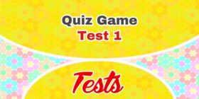 French Grammar Quiz Game Test 1