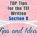 Conseils pour l'expression écrite du TEF - Section B