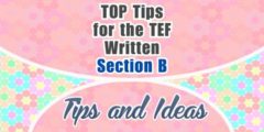 Conseils pour l’expression écrite du TEF – Section B