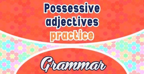 Possessive adjectives practice