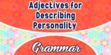 Adjectives for Describing Personality