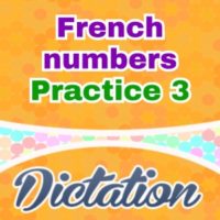 French numbers dictation practice 3