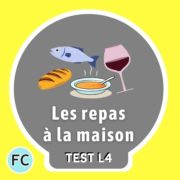 Les repas à la maison Test