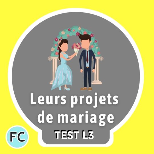 Leurs projets de mariage Test