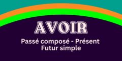 AVOIR – Passé composé – Présent – Futur simple