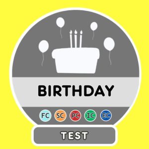 Happy Birthday French Test
