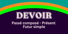 DEVOIR – Passé composé – Présent – Futur simple