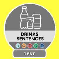 French Drinks translation sentences Test