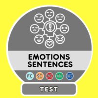 French Emotions translation sentences Test