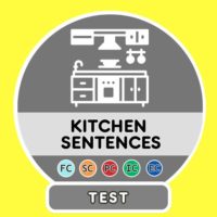 French Kitchen translation sentences Test