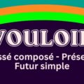 VOULOIR - Passé composé - Présent - Futur simple