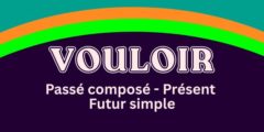 VOULOIR – Passé composé – Présent – Futur simple