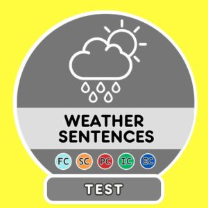 Weather translation sentences - Test