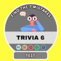 Find the 7 grammar mistakes Part 6 - Test