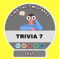 Find the 7 grammar mistakes Part 7 - Test