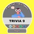 Find the 7 grammar mistakes Part 9 – Test