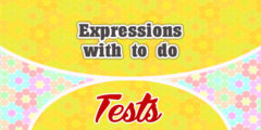 French expressions with to do (test)