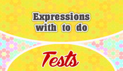 French expressions with to do (test)
