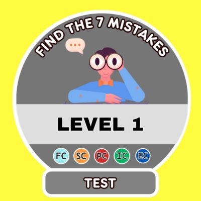 Fix the mistakes level 1