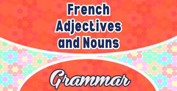 French Adjectives and Nouns