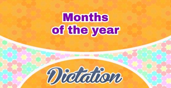Months of the year Sentences