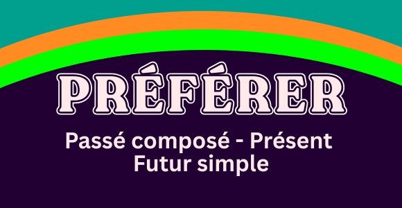 PRÉFÉRER – Passé composé – Présent – Futur simple