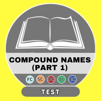 Compound names French Test