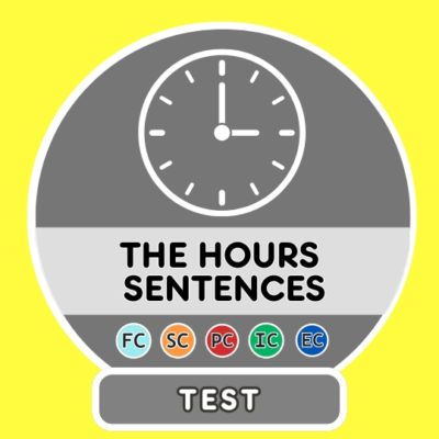 French Hours translation sentences test