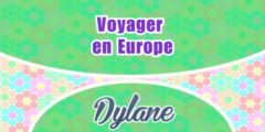Voyager en Europe – Dylane