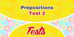 French prepositions test 2