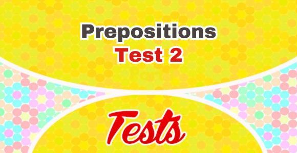 French prepositions test 2